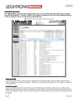 Предварительный просмотр 26 страницы Leightronix LabVault-SD Installation, Configuration, And Operation Manual