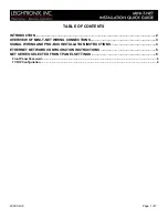 Preview for 3 page of Leightronix MINI-T-NET Installation Quick Manual