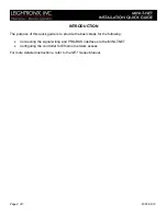 Preview for 4 page of Leightronix MINI-T-NET Installation Quick Manual