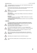 Preview for 9 page of LEINER PERGOLA L Instructions For Use Manual