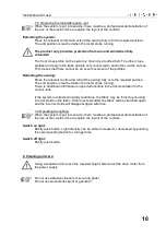 Preview for 10 page of LEINER PERGOLA L Instructions For Use Manual