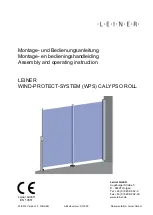 LEINER WPS Calypso Roll Assembly And Operating Instructions предпросмотр