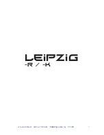 Preview for 1 page of Leipzig -R/-K User Manual