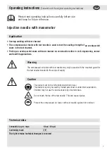 Предварительный просмотр 7 страницы Leister 142.723 Operating Instructions Manual