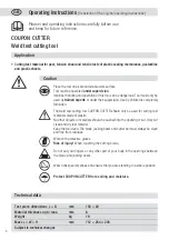 Preview for 6 page of Leister 143.830 Operating Instructions Manual