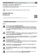 Preview for 3 page of Leister 169.580 Operating Instructions Manual