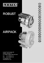 Предварительный просмотр 1 страницы Leister Airpack Operating Instructions Manual