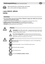 Предварительный просмотр 5 страницы Leister Airpack Operating Instructions Manual