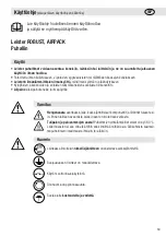 Preview for 59 page of Leister Airpack Operating Instructions Manual