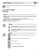 Preview for 89 page of Leister Airpack Operating Instructions Manual