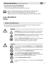 Preview for 3 page of Leister AIRSTREAM ST Operating Instructions Manual