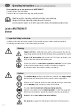 Preview for 10 page of Leister AIRSTREAM ST Operating Instructions Manual