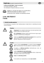 Preview for 59 page of Leister AIRSTREAM ST Operating Instructions Manual