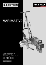 Leister ALLIED VARIMAT V2 Manual предпросмотр