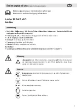 Preview for 5 page of Leister ASO Operating Instructions Manual