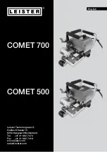 Leister Comet 500 Operating Manual preview