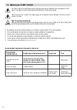 Preview for 42 page of Leister Comet 500 Operating Manual