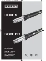 Leister Diode PID Operating Instructions Manual preview