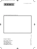 Preview for 84 page of Leister Diode PID Operating Instructions Manual