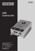 Leister DSE Operating Instructions Manual preview