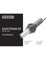 Leister ELECTRON ST User Manual preview