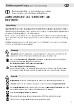 Preview for 3 page of Leister EXAMO 300F USB Operating Instructions Manual