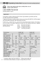 Preview for 16 page of Leister EXAMO 300F Operating Instructions Manual