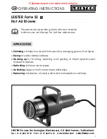 Leister Forte S3 Operating Instructions preview