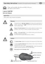 Preview for 7 page of Leister Igniter BM2 Operating Instructions Manual