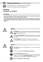 Preview for 6 page of Leister LE 10000 DF Operating Instructions Manual