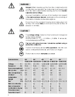 Предварительный просмотр 2 страницы Leister LHS CLASSIC 20S Operating Instructions Manual