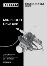 Leister MINIFLOOR Operating Instructions Manual preview