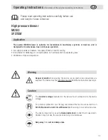 Preview for 13 page of Leister MONO 6 SYSTEM Operating Instructions Manual