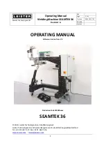 Leister SEAMTEK 36 Operating Manual предпросмотр