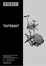 Leister TAPEMAT Operating Instructions Manual предпросмотр