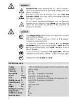 Preview for 2 page of Leister TWINMAT Operating Instructions Manual