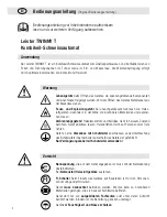 Предварительный просмотр 2 страницы Leister Twinny T Operating Instructions Manual