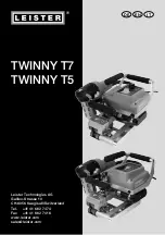 Leister TWINNY T5 Operating Instructions Manual preview