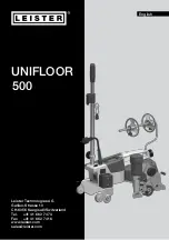 Leister UNIFLOOR 500 Manual предпросмотр