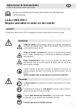 Preview for 27 page of Leister Unifloor E Operating Instructions Manual