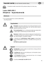 Preview for 57 page of Leister Unifloor E Operating Instructions Manual