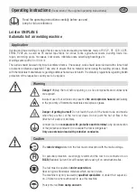 Preview for 9 page of Leister Uniplan E Operating Instructions Manual