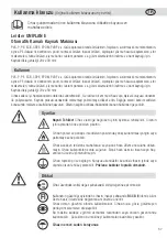 Preview for 57 page of Leister Uniplan E Operating Instructions Manual