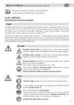 Preview for 81 page of Leister Uniplan E Operating Instructions Manual