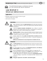 Preview for 59 page of Leister WELDPLAST S1 Operating Instructions Manual