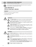 Preview for 78 page of Leister WELDPLAST S1 Operating Instructions Manual