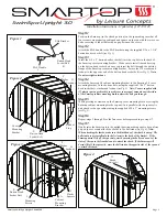 Предварительный просмотр 1 страницы Leisure Concepts Smartop SwimSpa Upright 3.0 Installation Instructions