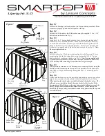 Preview for 1 page of Leisure Concepts Smartop Upright 3.0 Installation Instructions