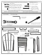 Предварительный просмотр 3 страницы Leisure Line FOLDING ADIRONDACK CHAIR Assembly Instructions Manual