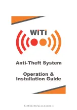 Preview for 1 page of Leisure Technologies WiTi Operations & Installation Manual